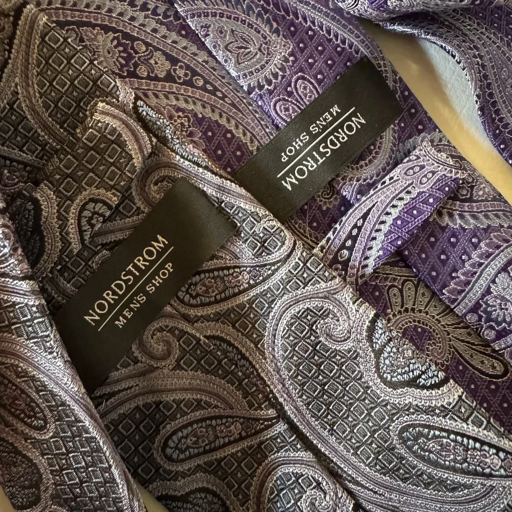 Lot of 2 Nordstroms Men’s Shop Silk Ties
